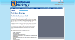 Desktop Screenshot of nutritionenergy.com